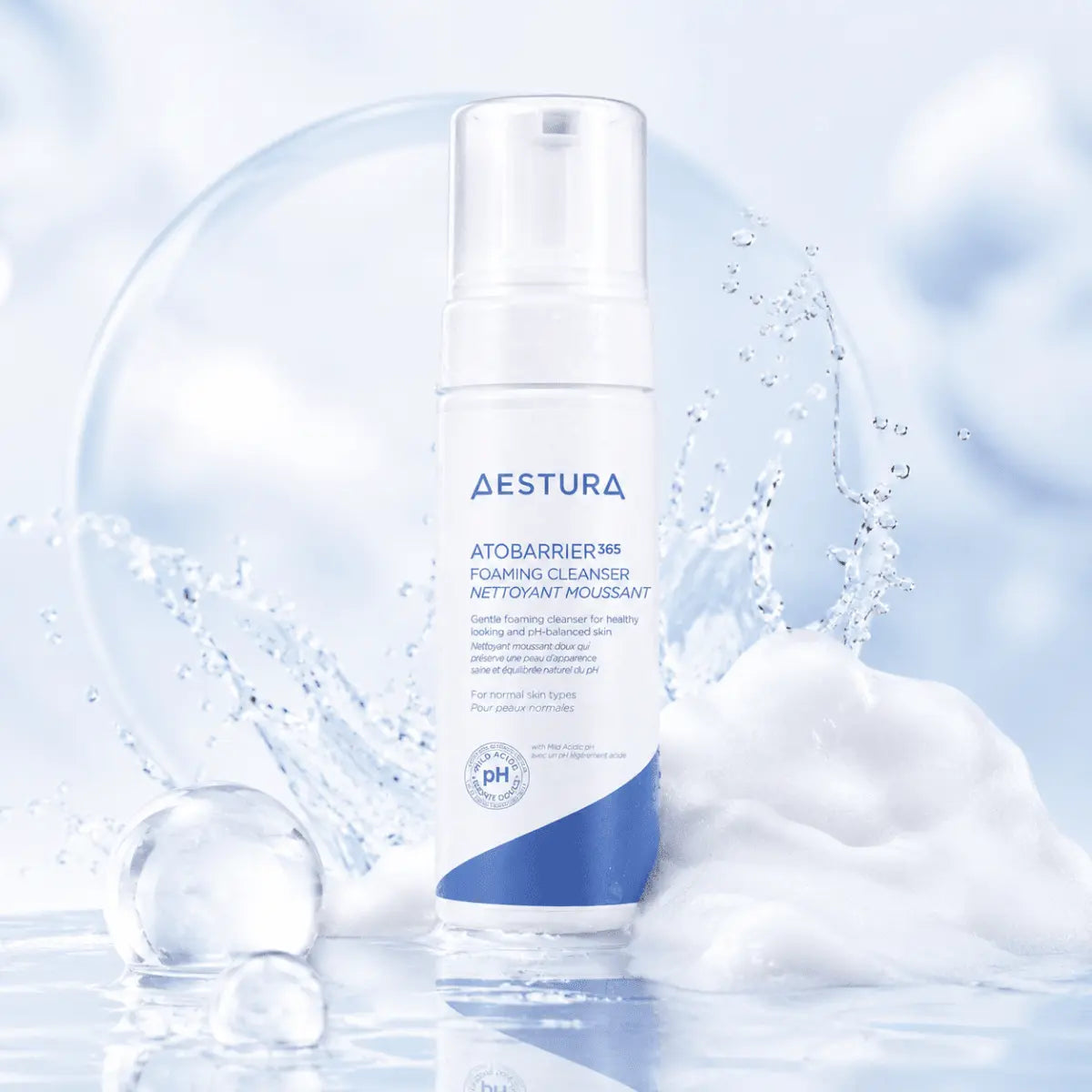 AESTURA ATOBARRIER365 Gentle pH-Balancing Foaming Cleanser Korean OTC