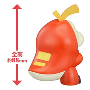 Bandai Fuecoco Pokémon model kit rear view showing approximately 88 millimeter height
