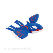 Bandai Kyogre Pokémon Model Kit 62 opposite side view showing articulated fins and streamlined body