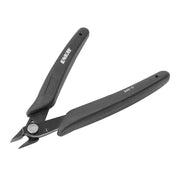  Enkay 940-C black flush cut pliers with spring-action handles on a white background