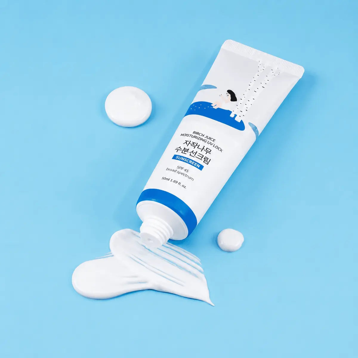 ROUND LAB Birch Juice Moisturizing UV Lock SPF 45 Korean OTC