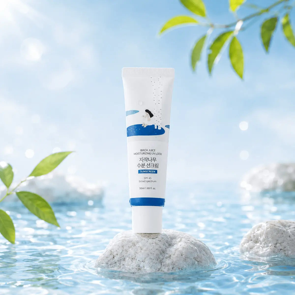 ROUND LAB Birch Juice Moisturizing UV Lock SPF 45 Korean OTC